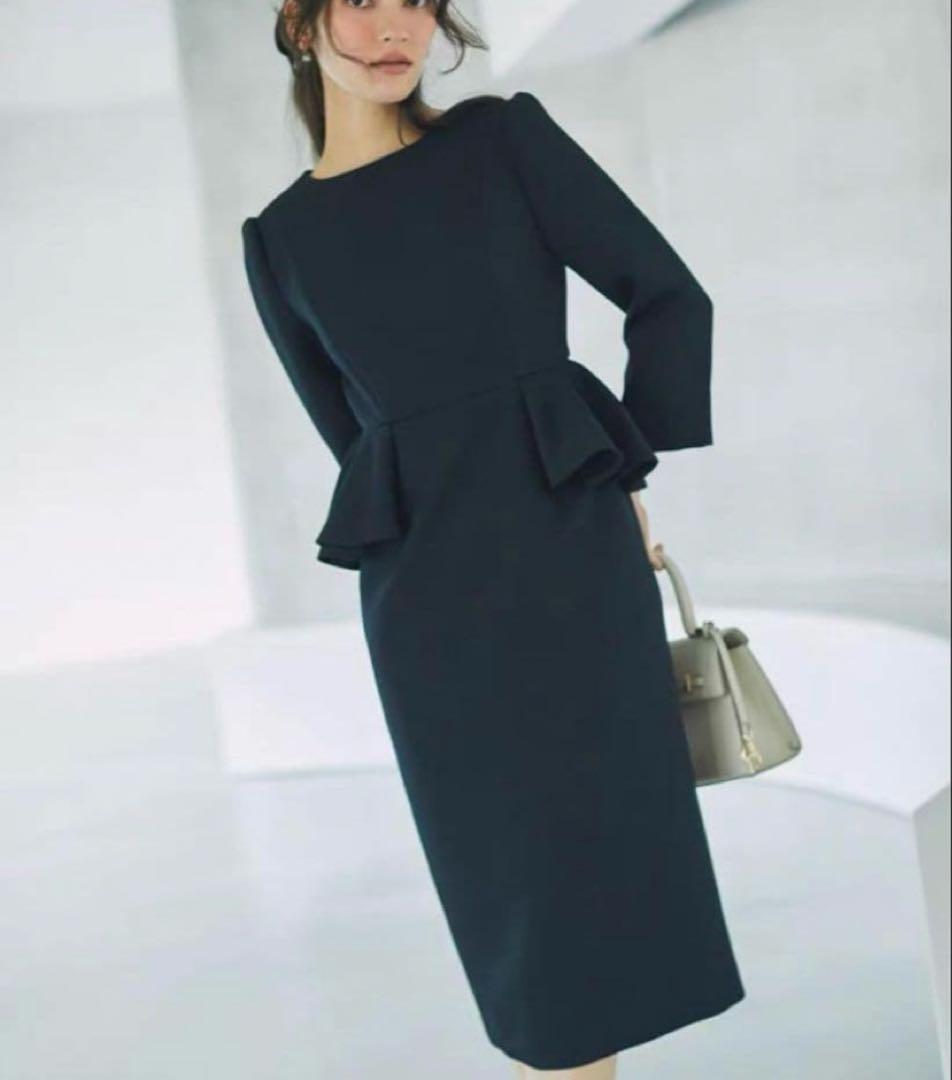 CELFORD セルフォード ロングスリーブペプラム タイトOP 36