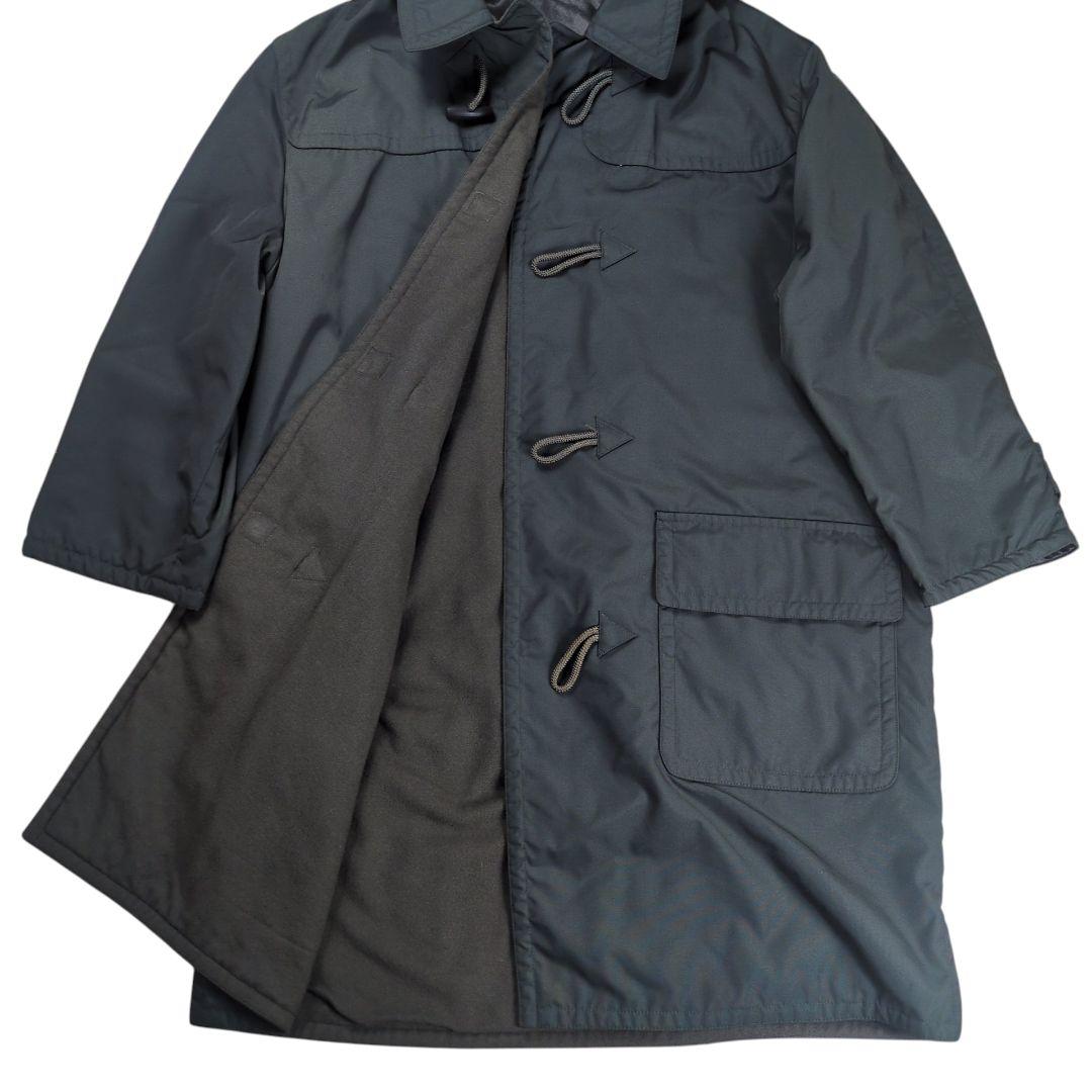 【美品】HERMES 裏地カシミヤ 中綿 フーデッド ダッフルコート