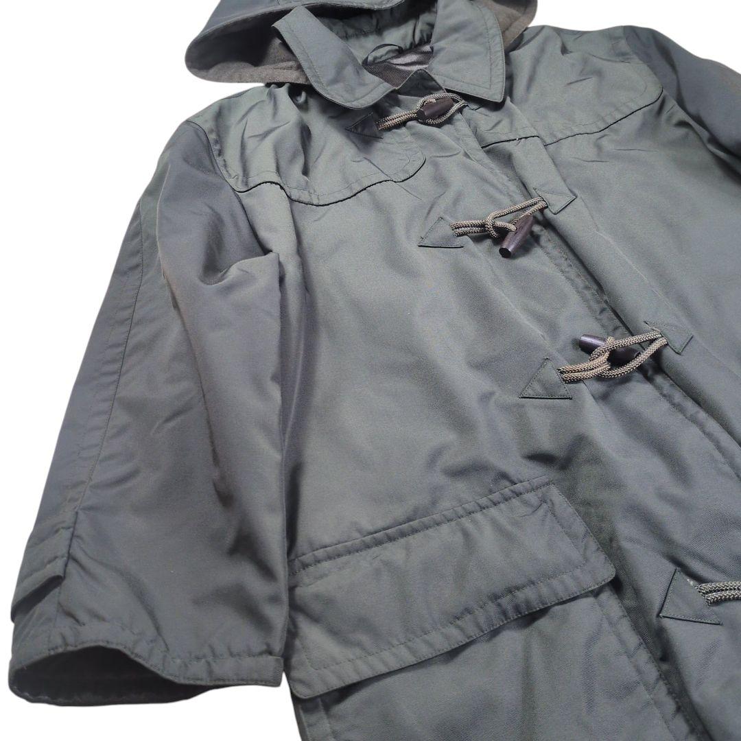 【美品】HERMES 裏地カシミヤ 中綿 フーデッド ダッフルコート