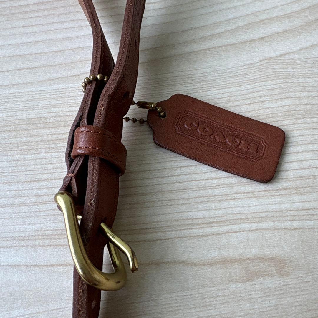 チ*イ様 COACH オールドコーチ カーフレザー ターンロック ショルダーバッ