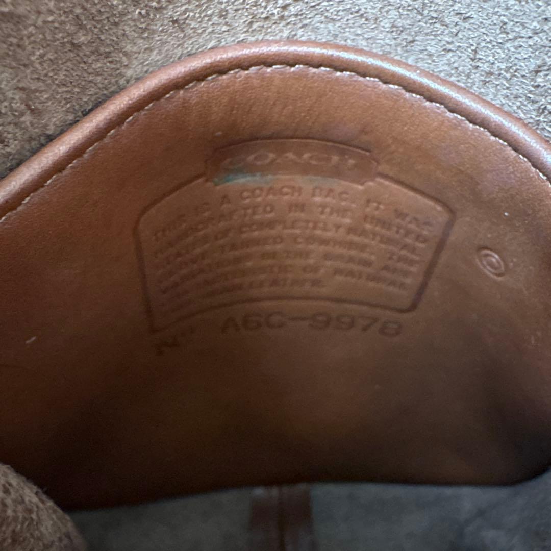 チ*イ様 COACH オールドコーチ カーフレザー ターンロック ショルダーバッ