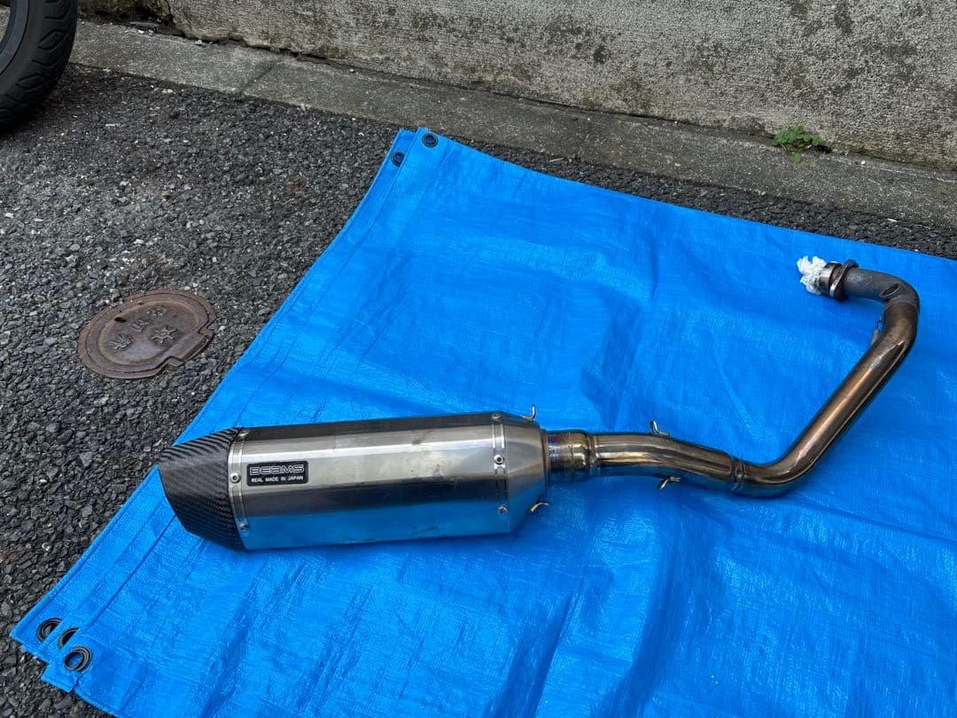 マジェスティs SG28Jに取り付けていたビームスマフラーになります。