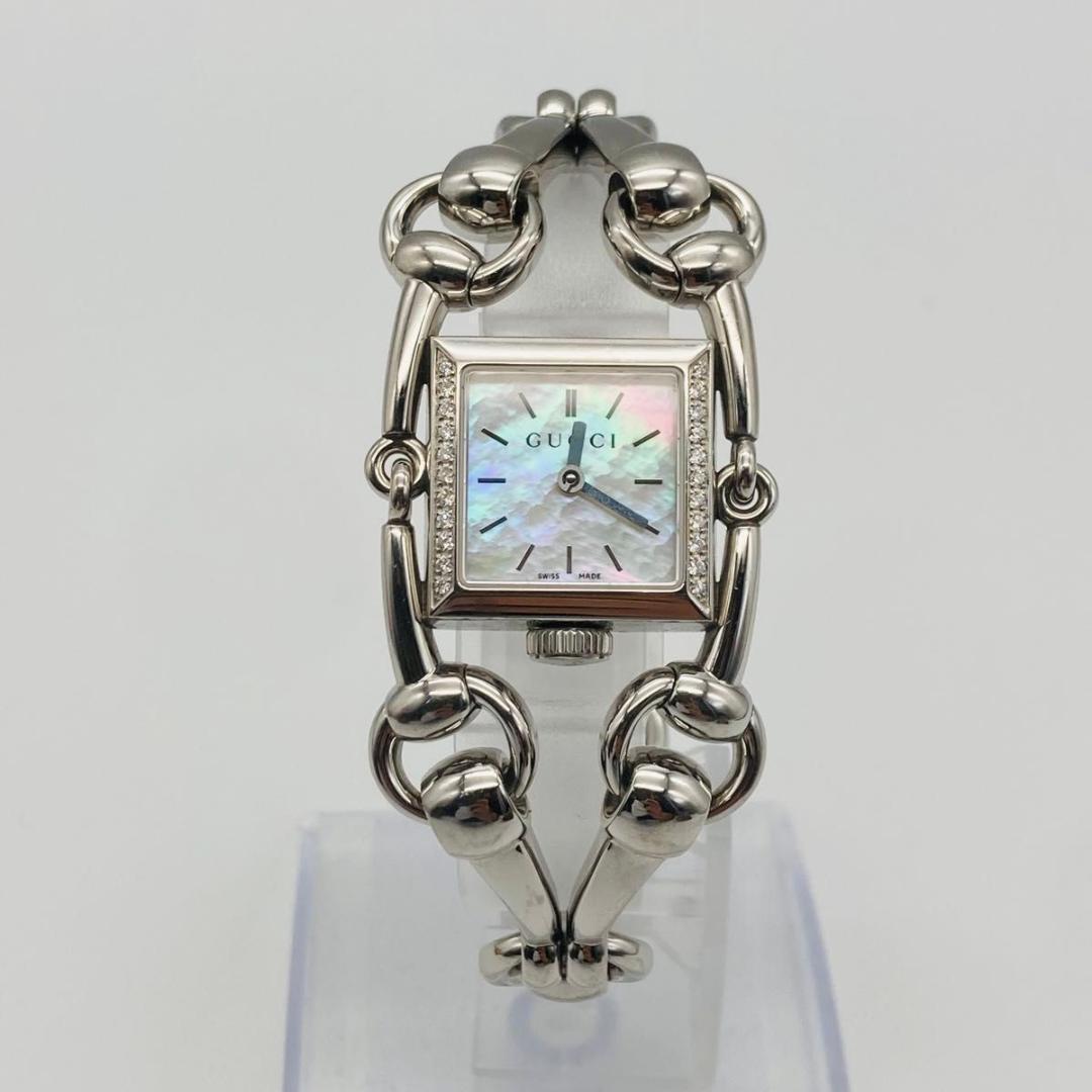 GUCCI グッチ 腕時計 クォーツ シニョーリア 116.5 シェル文字盤