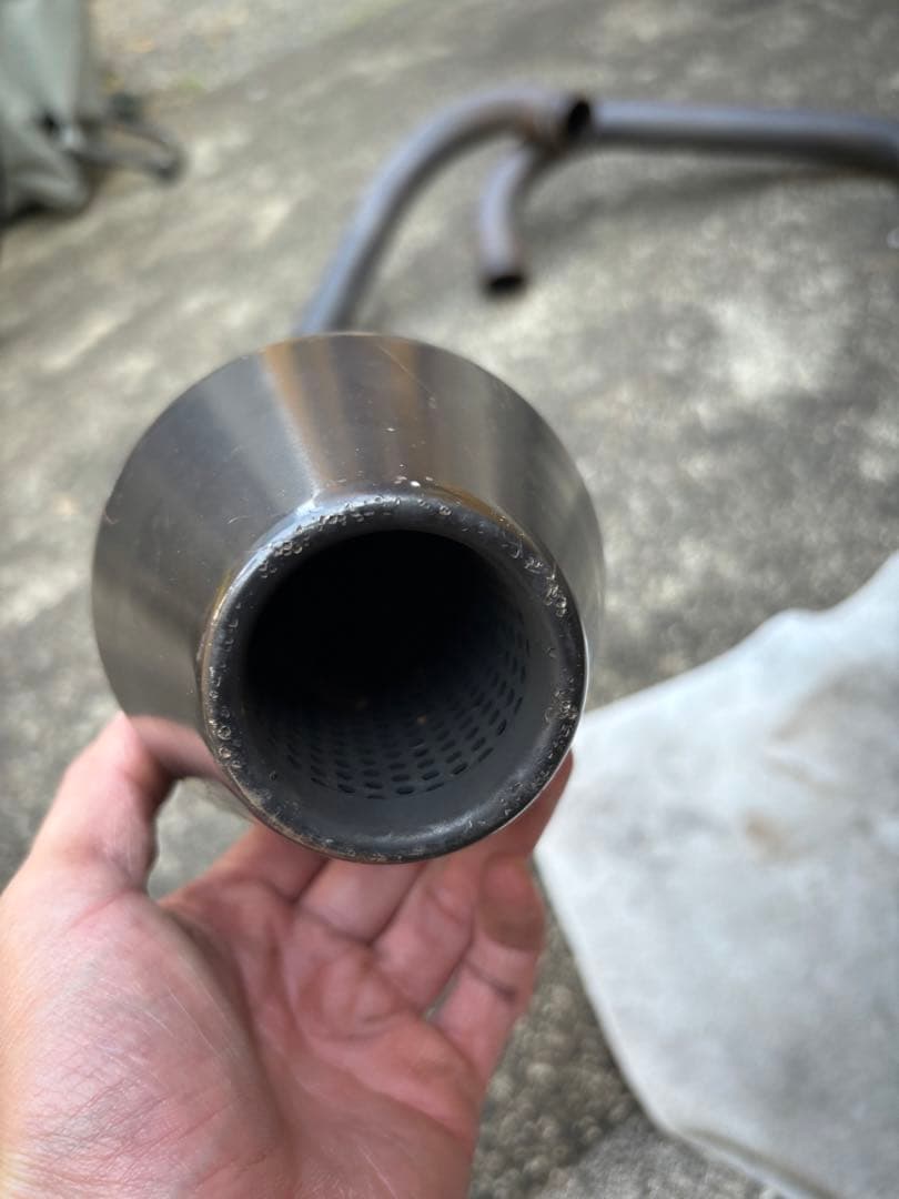 w650 BRAT STYLE マフラー