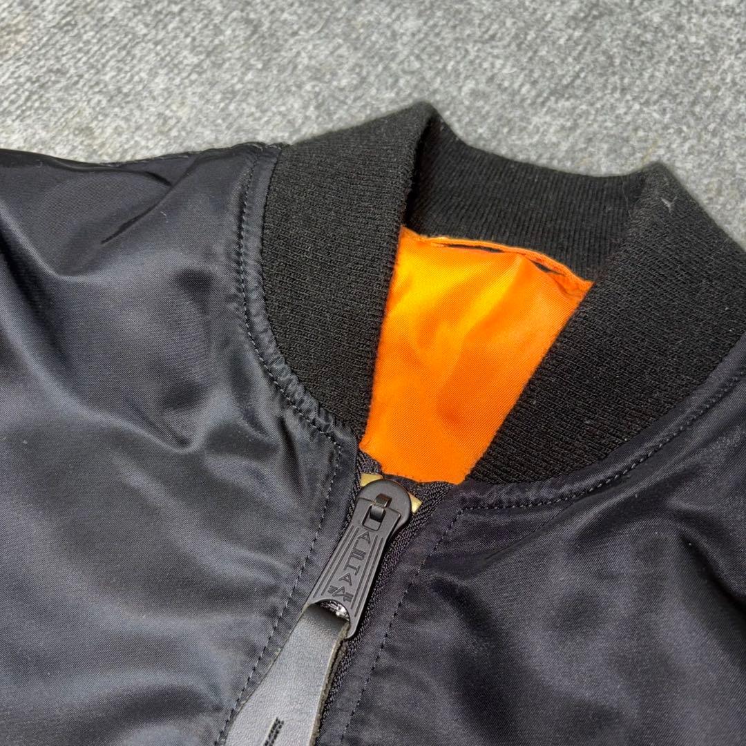 【極美品✨】【希少XL】ALPHA INDUSTRIE ma-1 ブラック XL