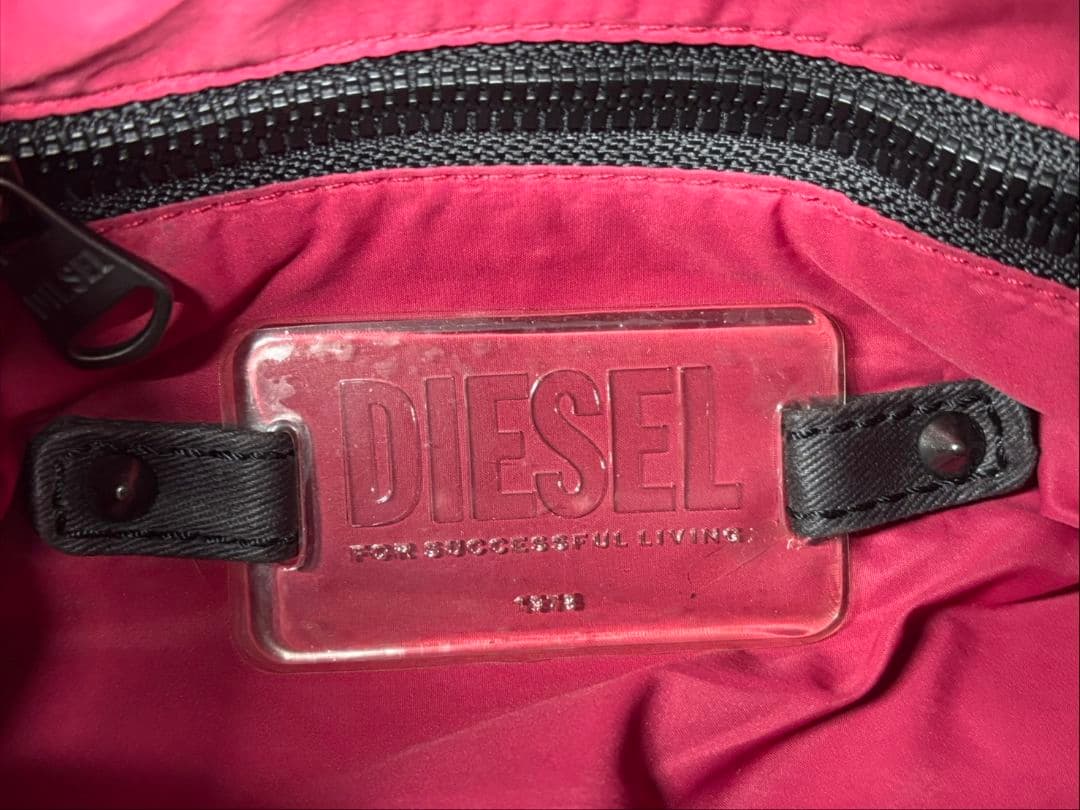 DIESEL archive l logo ショルダーバッグ Y2K