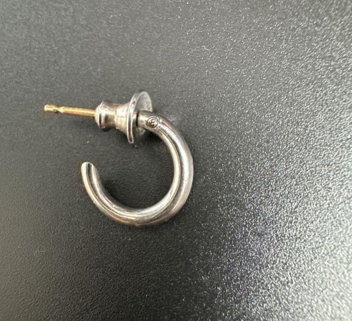 careering placebo 片耳 シルバー　K18