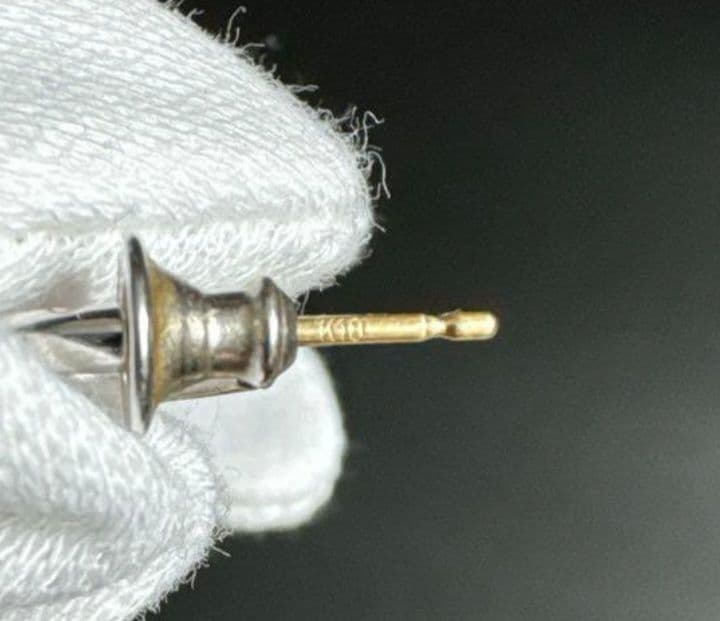 careering placebo 片耳 シルバー　K18