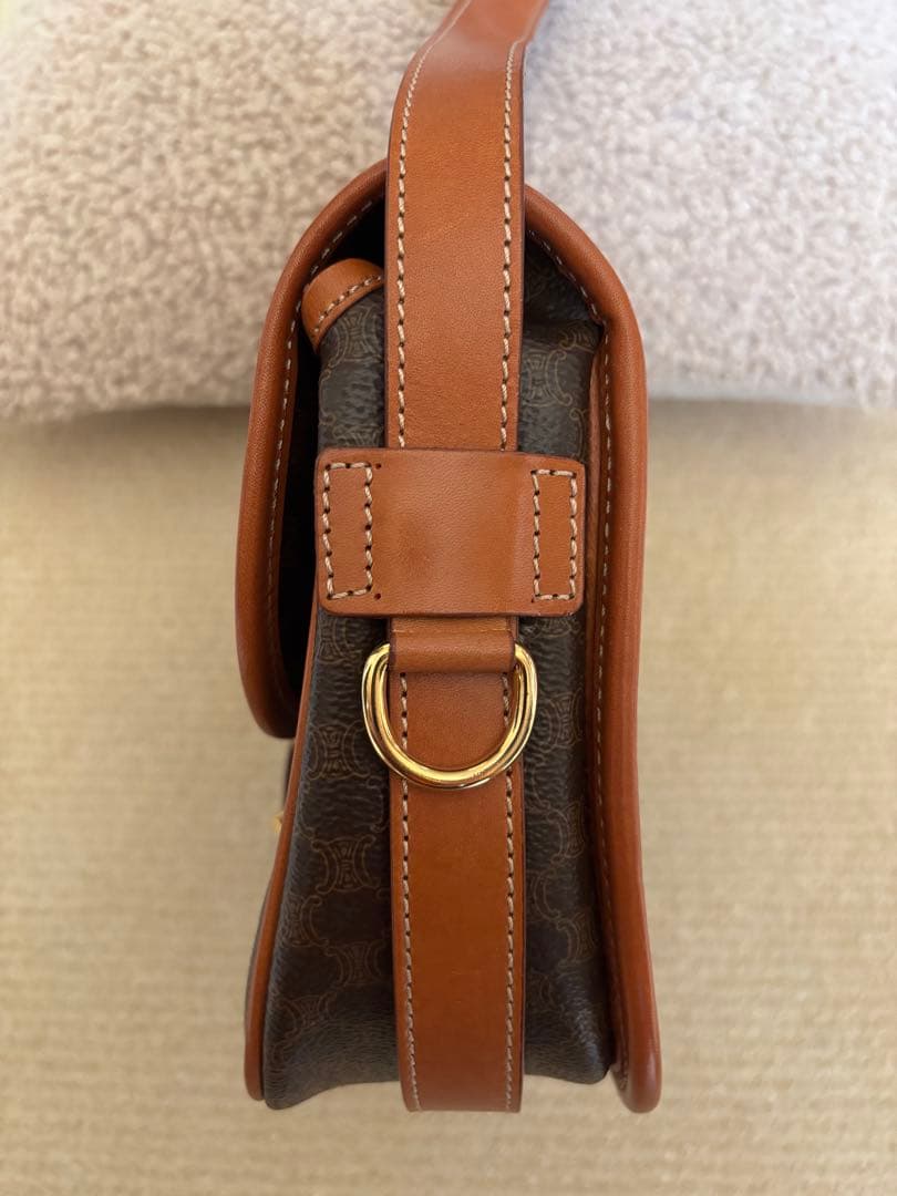 CELINE セリーヌ ビンテージ ショルダーバッグ マカダム柄
