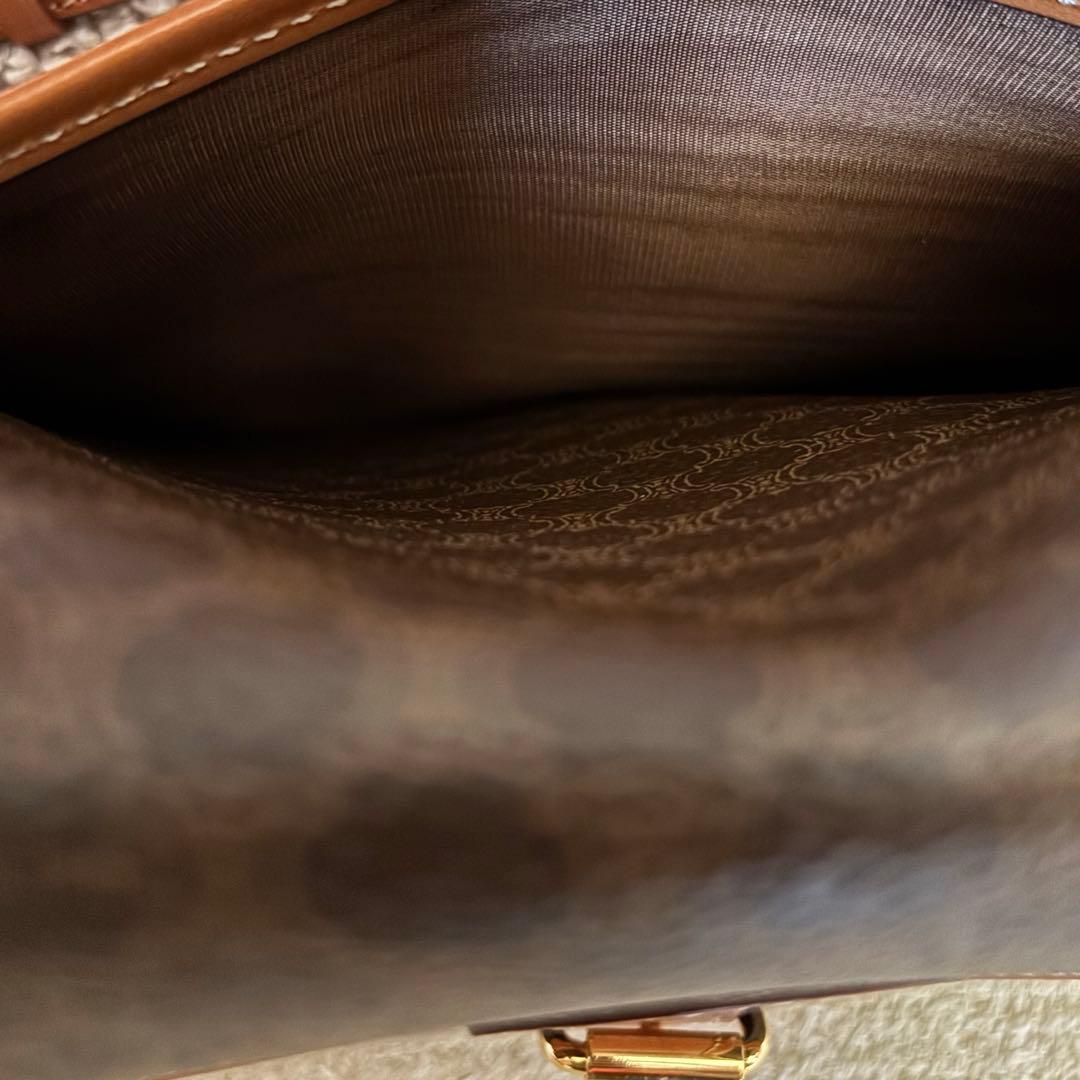 CELINE セリーヌ ビンテージ ショルダーバッグ マカダム柄