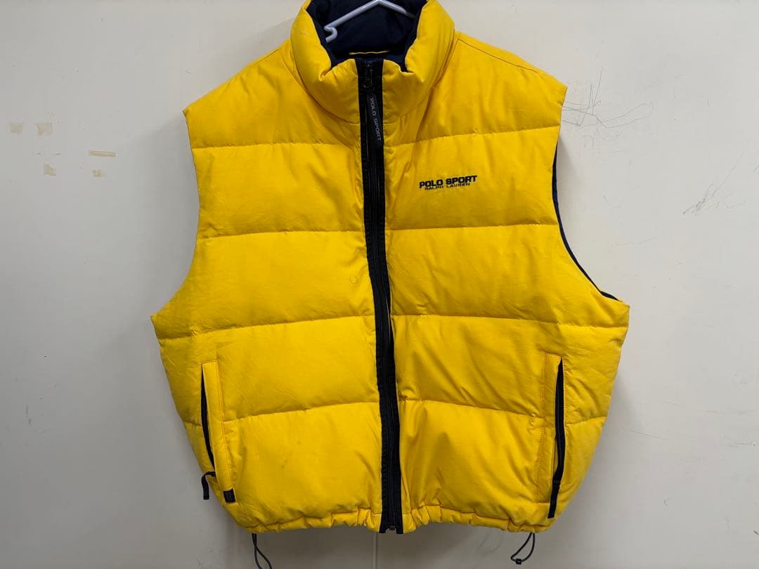 POLO SPORT ダウンベスト XXL イエロー