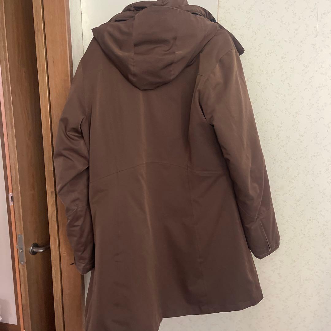 ★値下げpatagonia フード付きダウンコートWOMEN'S XL ブラウン
