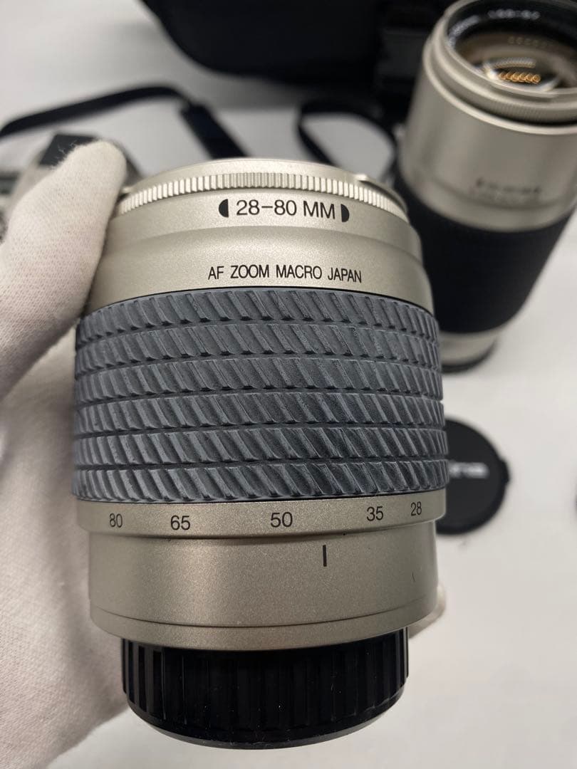 ミノルタ α-360si 望遠レンズ テレコン Aostaバッグ 豪華セット