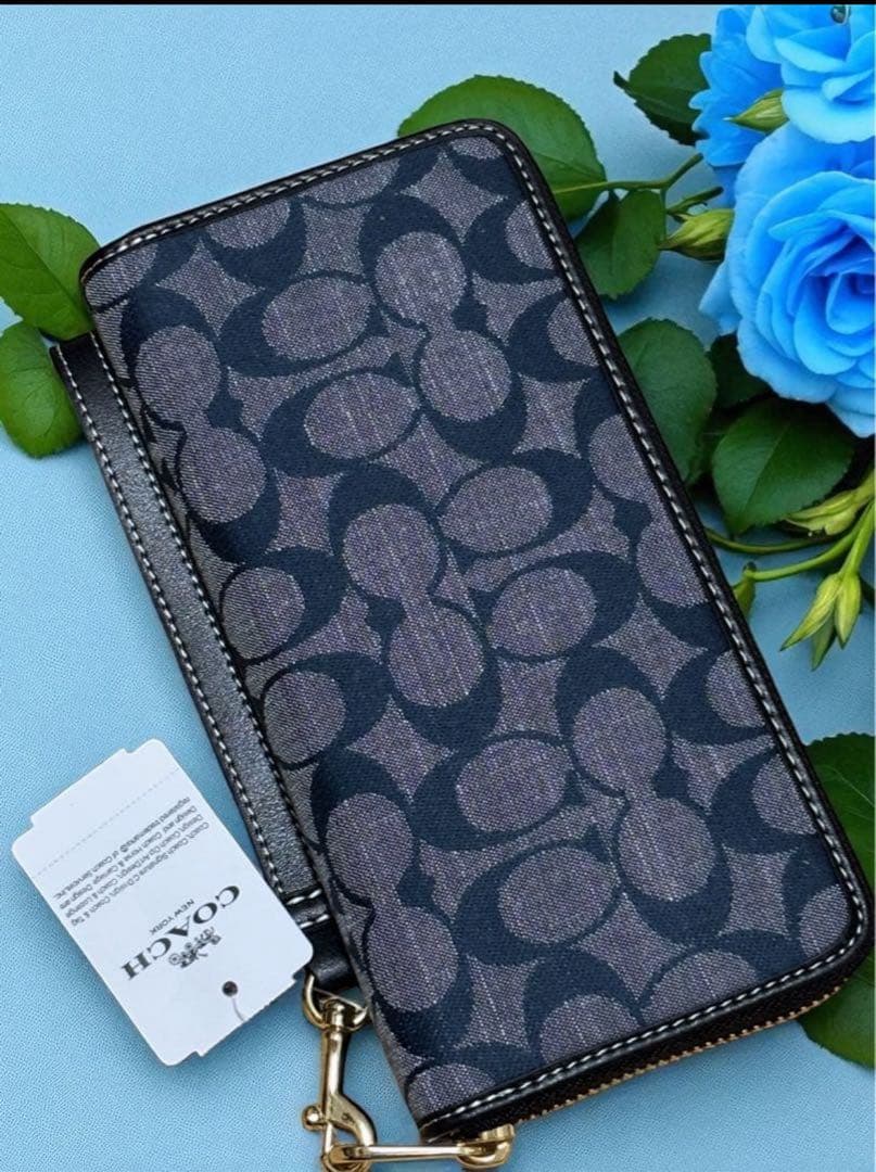 COACH 長財布 ネイビー【新品】