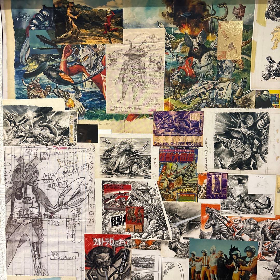 ウルトラQ ウルトラマン ウルトラセブン立体コラージュポスタ　B2サイズ