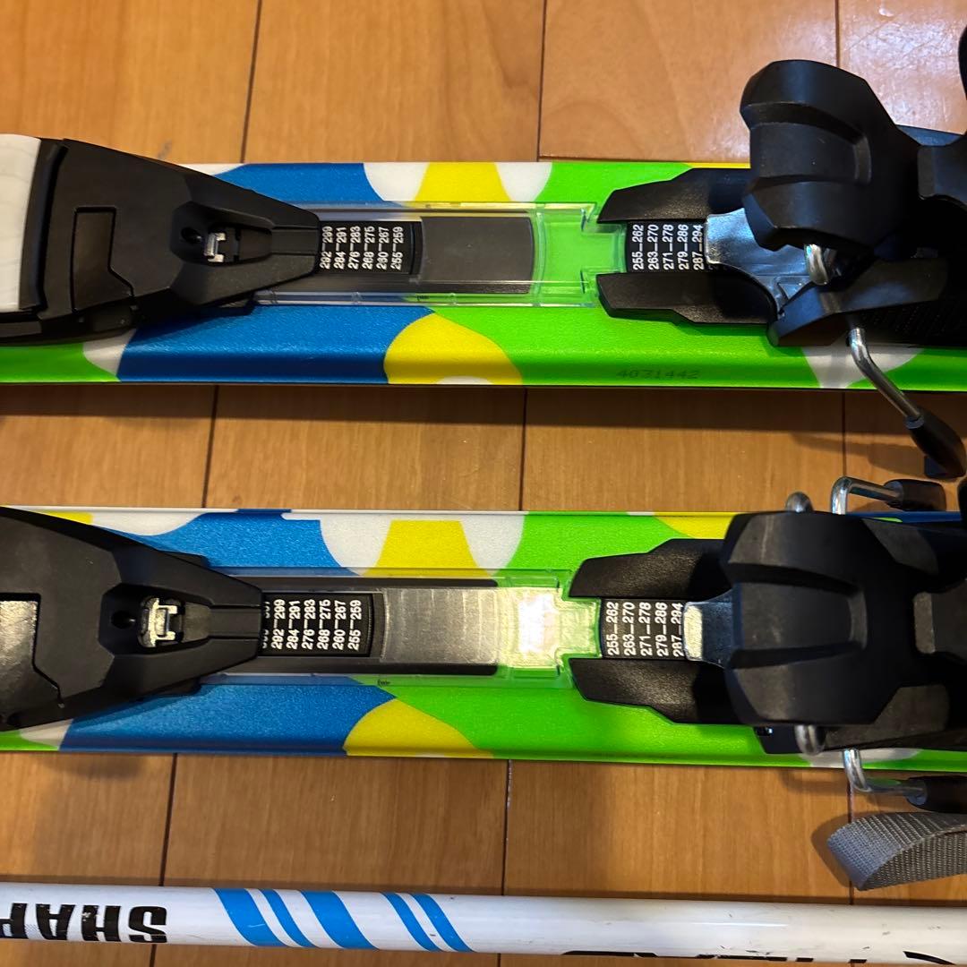 エランelan スキー板　140cm ストック付き