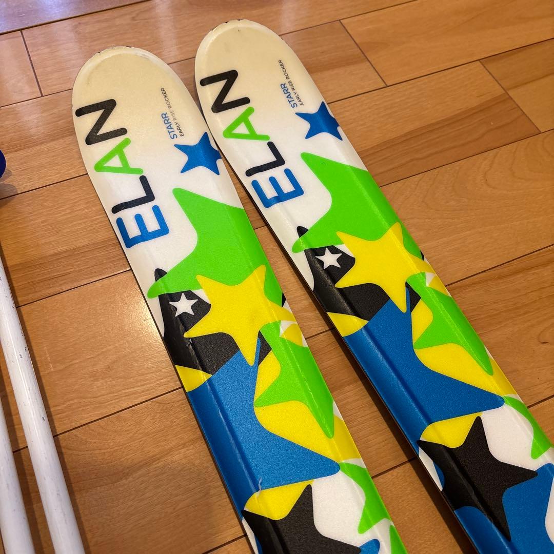 エランelan スキー板　140cm ストック付き