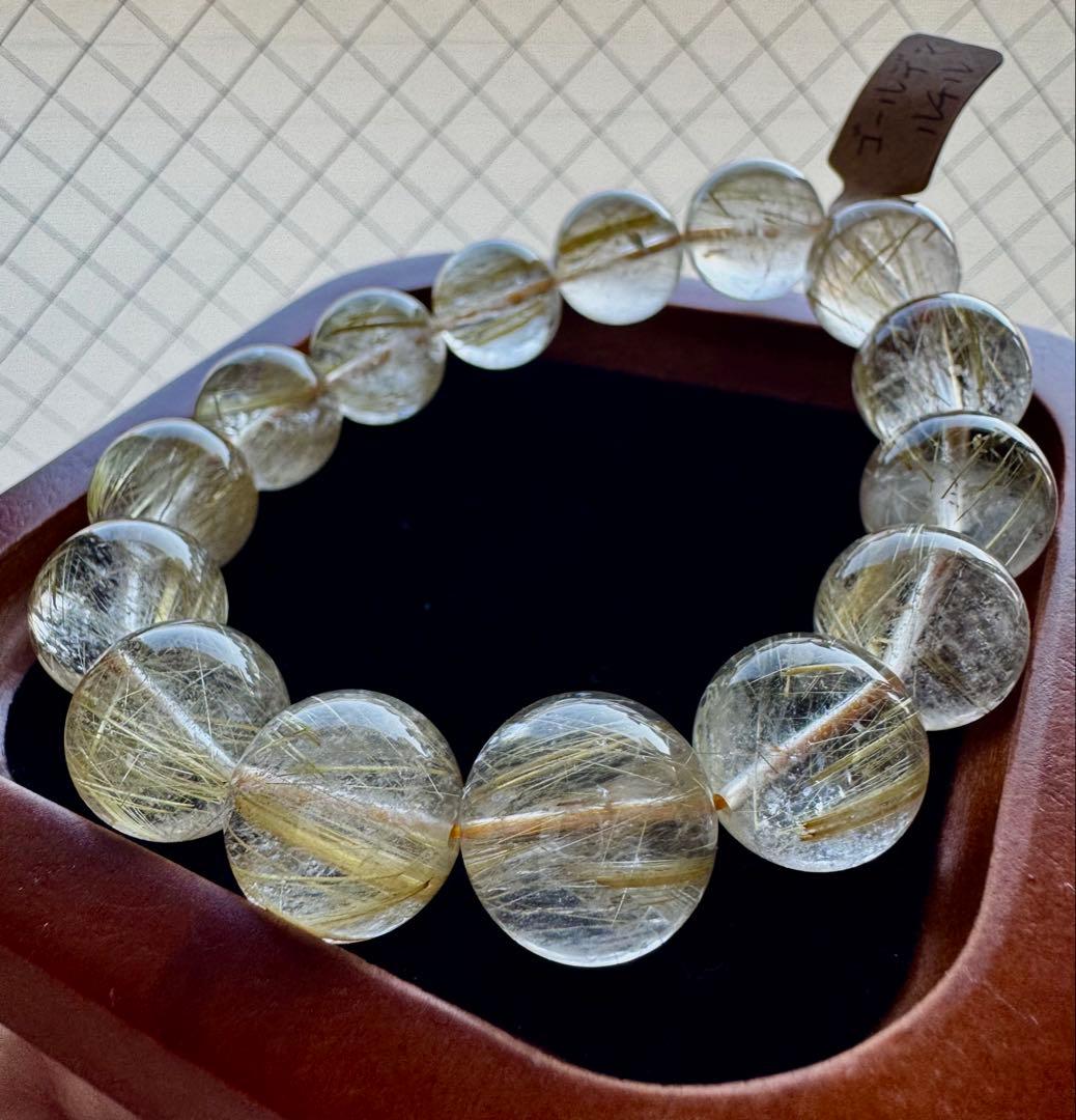 上質を求める方へ｜40%以上OFF ゴールドルチルクォーツ ブレスレット