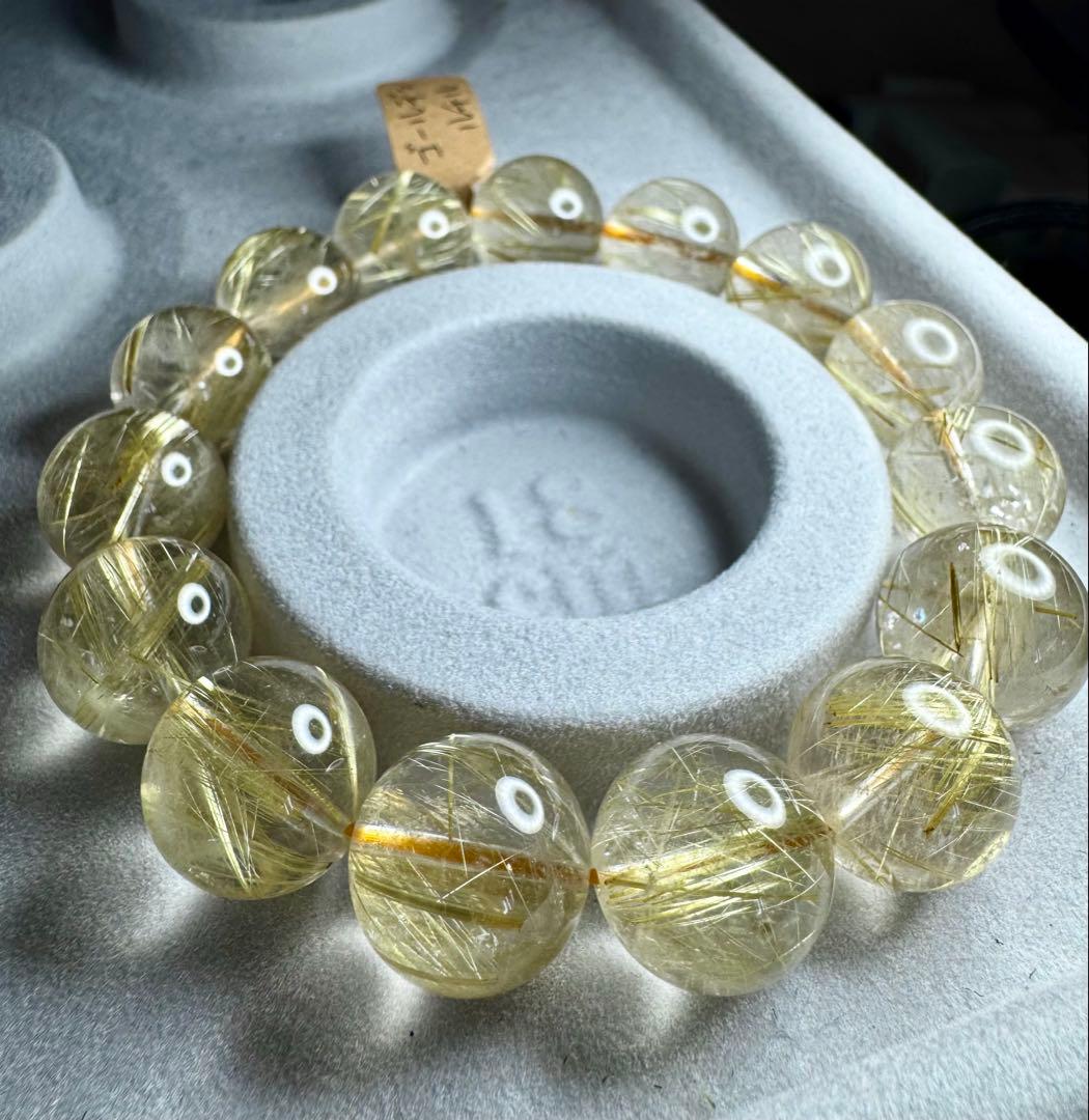 上質を求める方へ｜40%以上OFF ゴールドルチルクォーツ ブレスレット