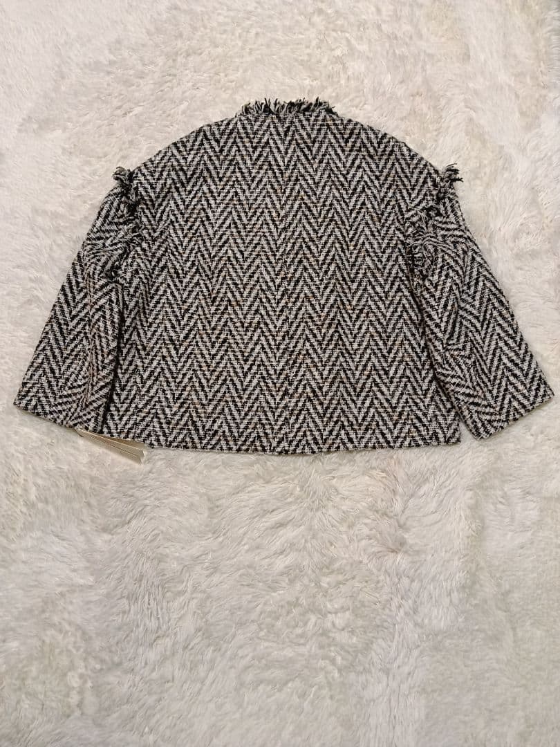 タグ付き 1erArrondissement ヘリンボーンショートブルゾン 38