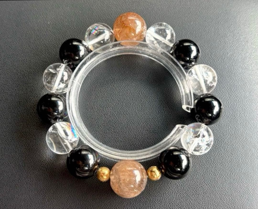 ちょこみんと　究極品質　オリジナルデザインの神大珠ブレス〜天照守護神14〜