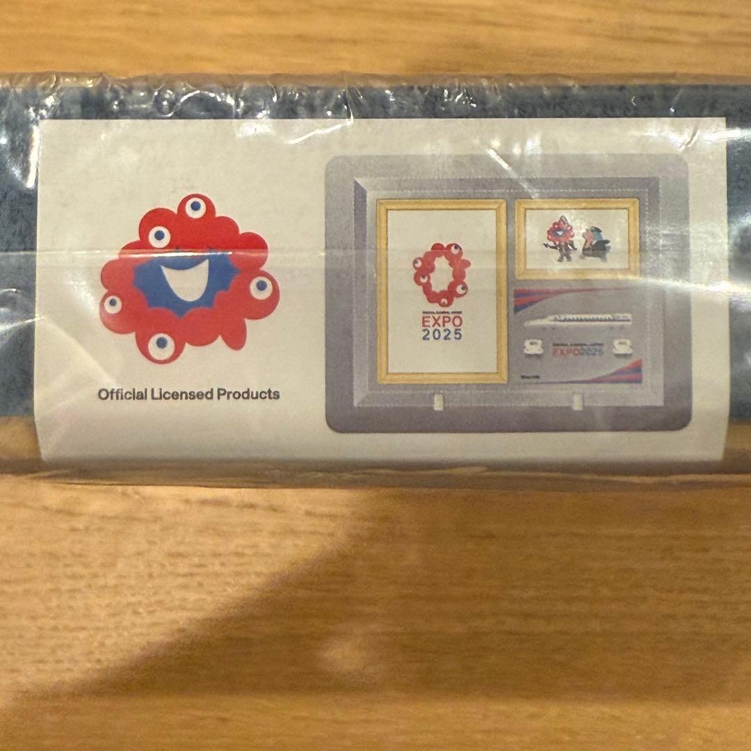 関西大阪万博記念　ガラス製フォトカードフレーム　ミャクミャク　イコちゃん