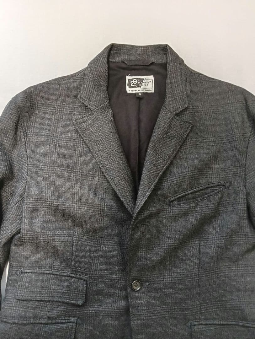 Engineered garments アンドーバーJK グレンチェック S