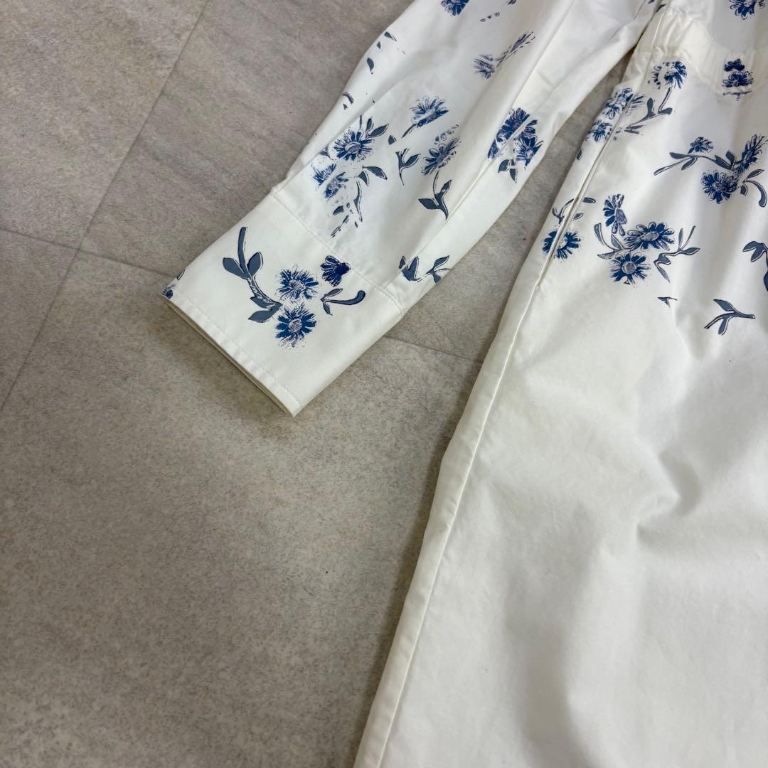 現行タグ✨ロエベ アシンメトリー 変形バンドカラーシャツワンピース 34