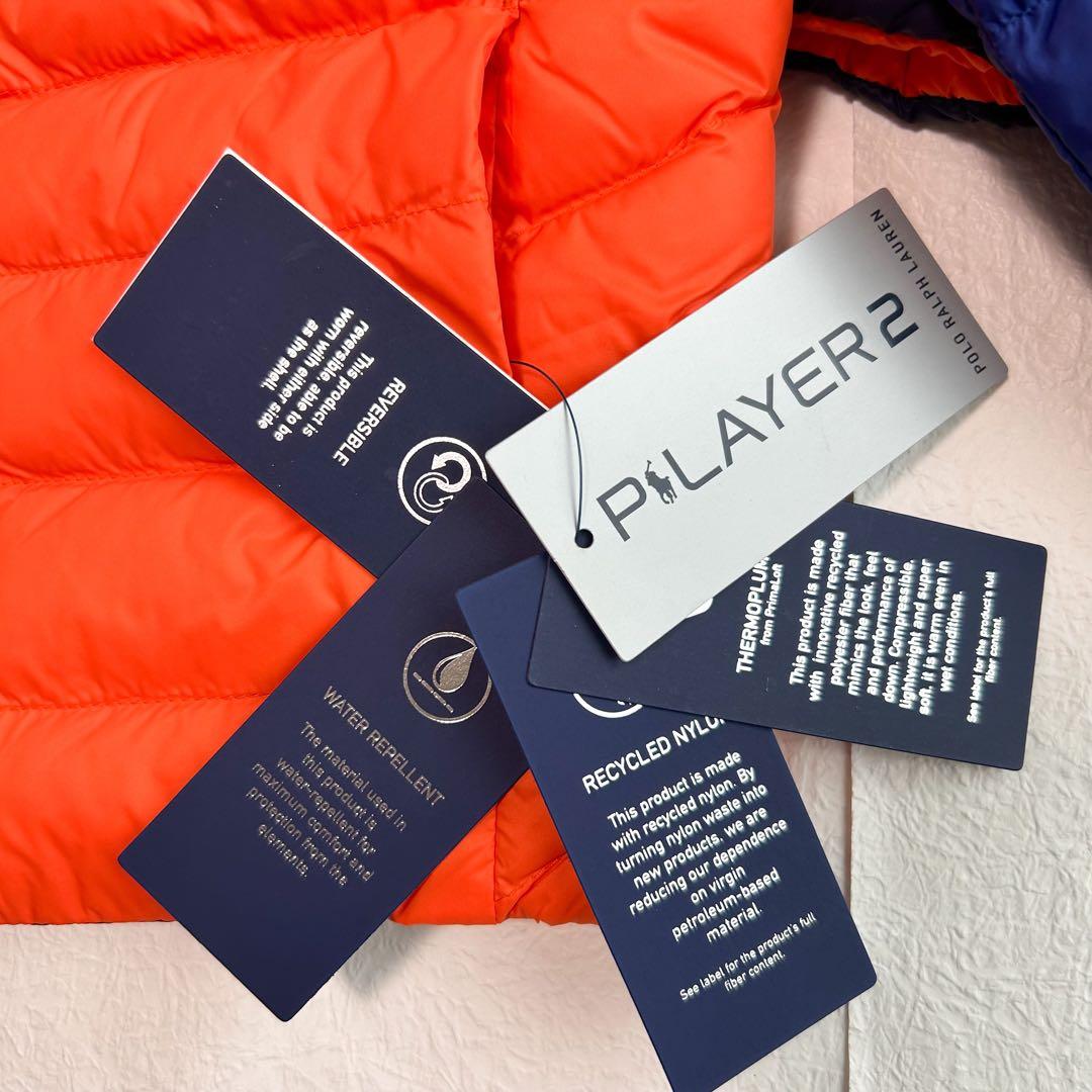 【特別価格】ラルフローレン リバーシブルジャケット 4T/110 カラーブロック