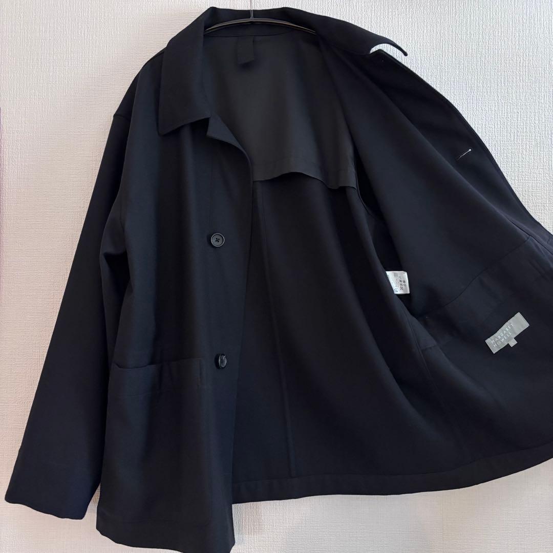 MARGARET HOWELL 23AWブラックウールジャケット