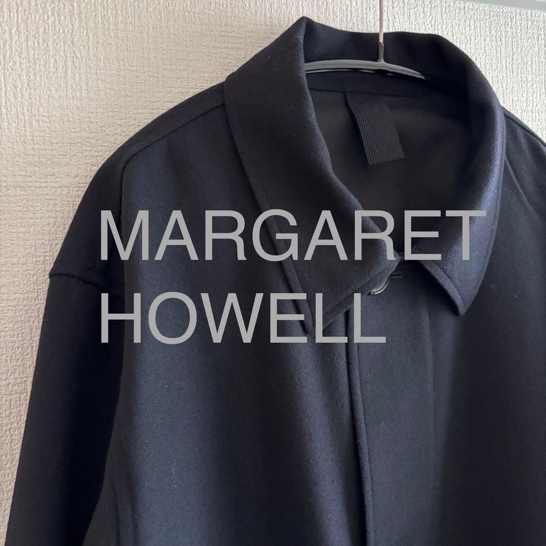 MARGARET HOWELL 23AWブラックウールジャケット