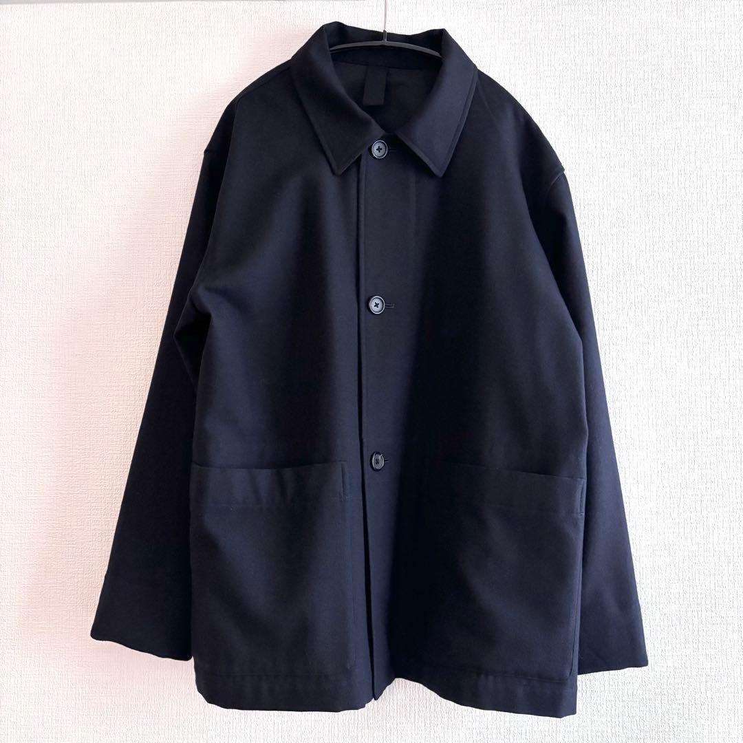 MARGARET HOWELL 23AWブラックウールジャケット