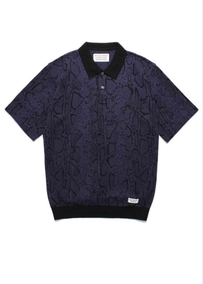 レア！wackomaria パイソン柄　ポロシャツ　2024SS M