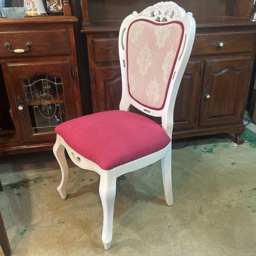 イタリア製サルタレッリ　フローレンスシリーズ・ロココ調ダイニングチェアー　NO2