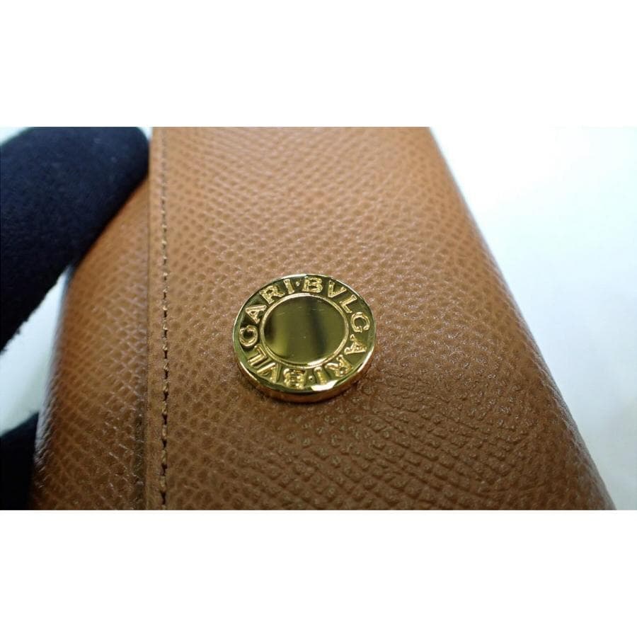 特価 ブルガリ キーケース 20235 色:AMBER/GOLD-ブラウン
