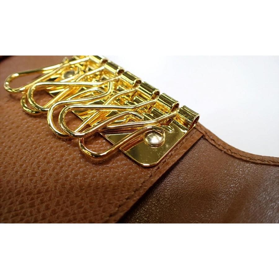 特価 ブルガリ キーケース 20235 色:AMBER/GOLD-ブラウン