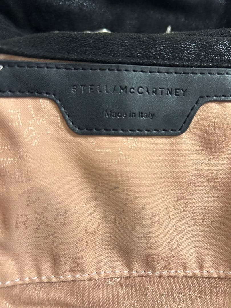 STELLA McCARTNEY ブラック　ファラベラミニ　トートバッグ
