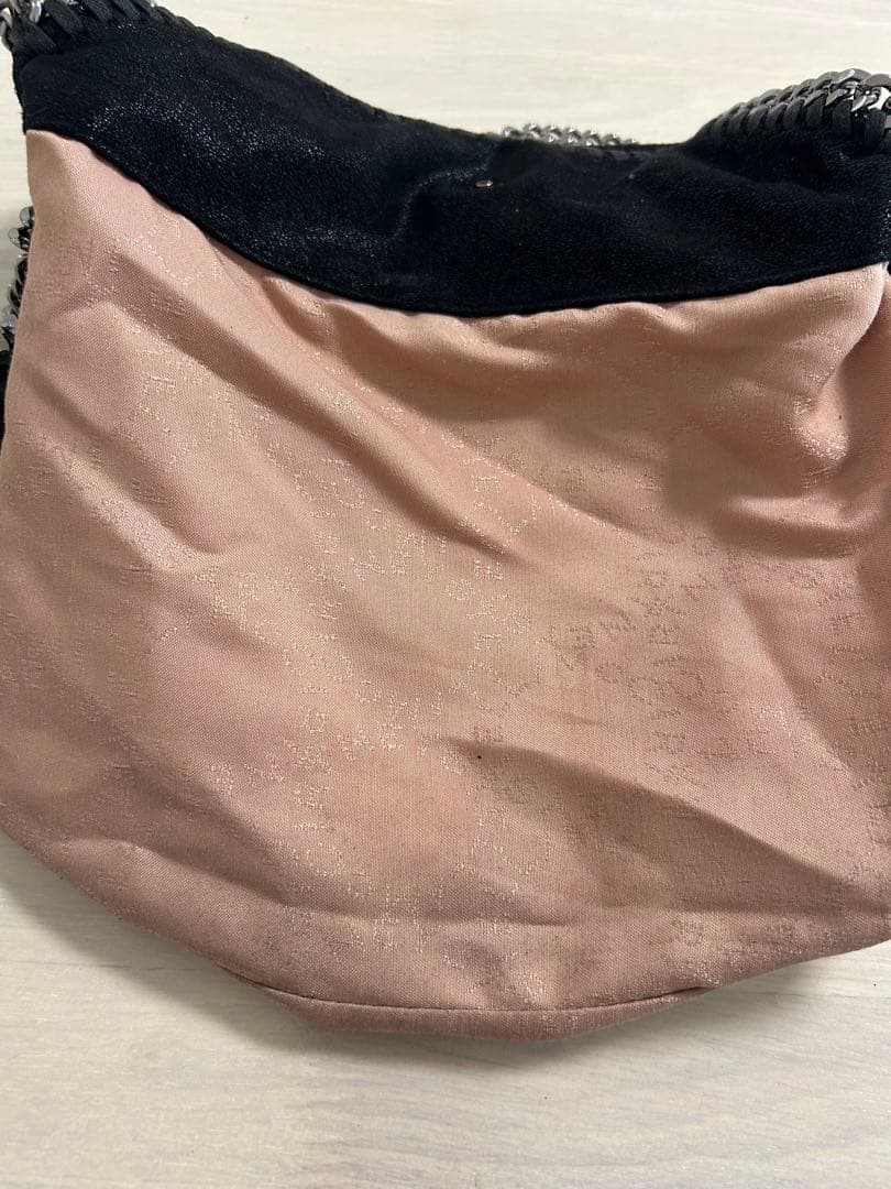 STELLA McCARTNEY ブラック　ファラベラミニ　トートバッグ