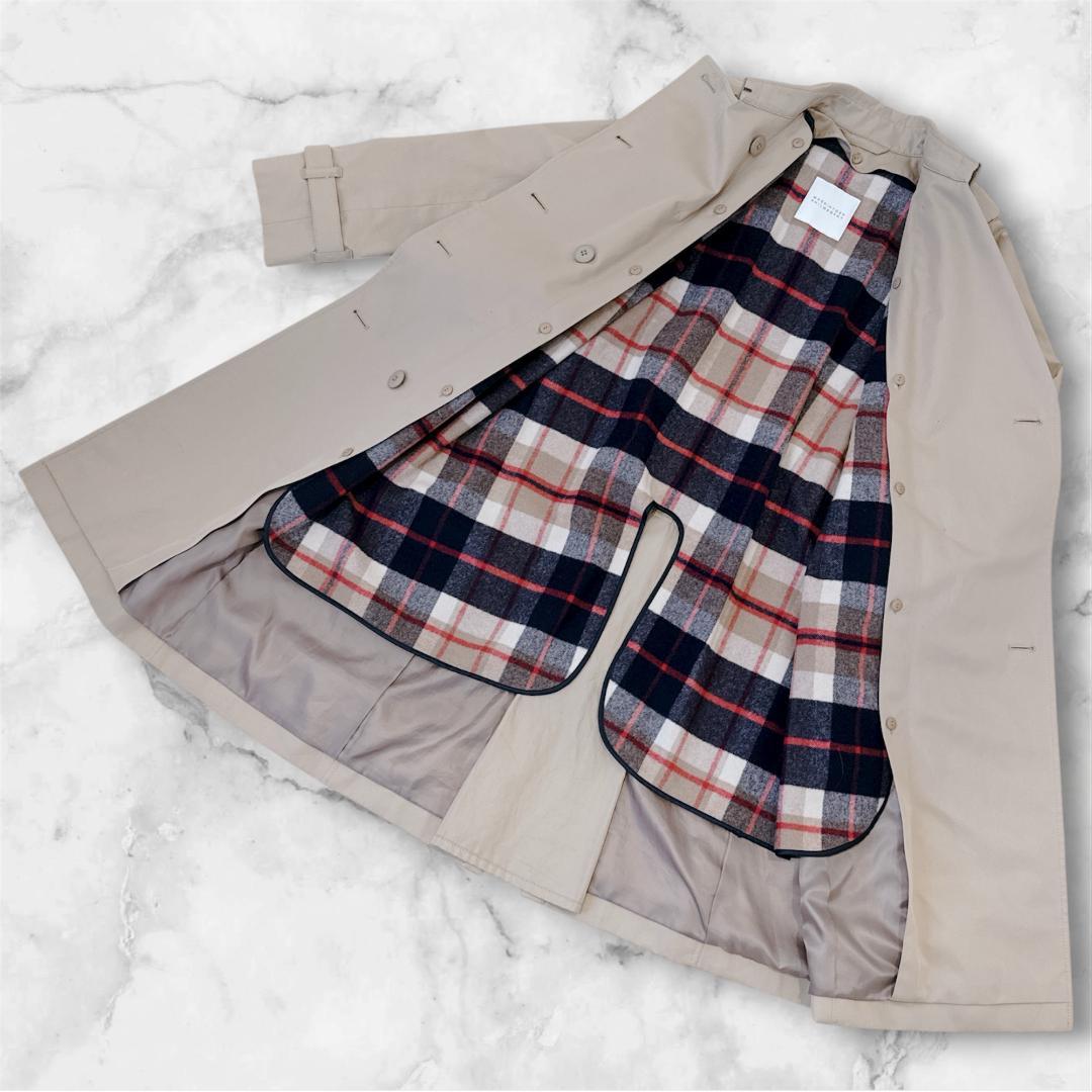 【極美品】マッキントッシュ フィロソフィー トレンチコート　ライナー 付き 36