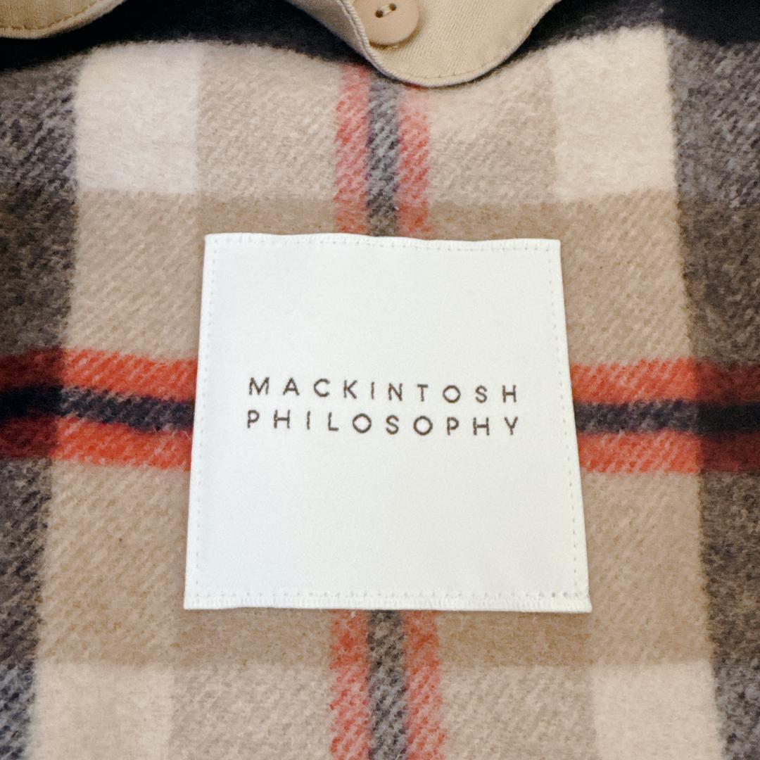 【極美品】マッキントッシュ フィロソフィー トレンチコート　ライナー 付き 36