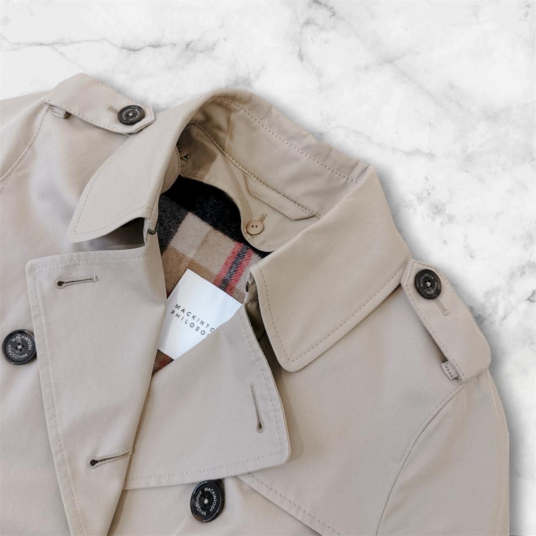 【極美品】マッキントッシュ フィロソフィー トレンチコート　ライナー 付き 36