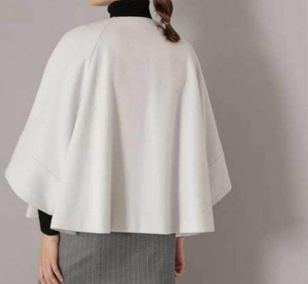 アドーア　ウール　ビーバー　ショート　コート　ノーカラー