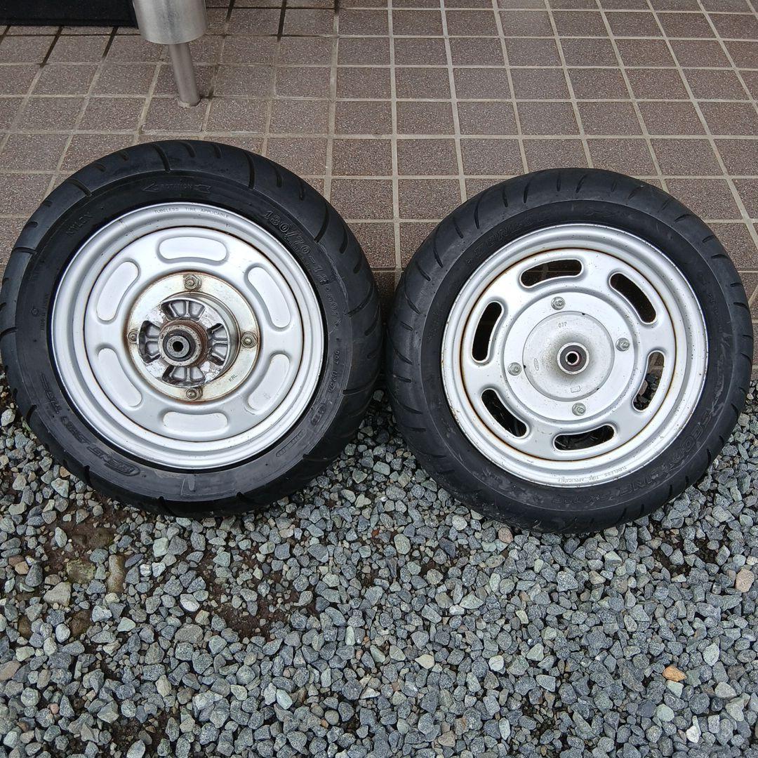 エイプ100、50 タイヤホイールハブセット