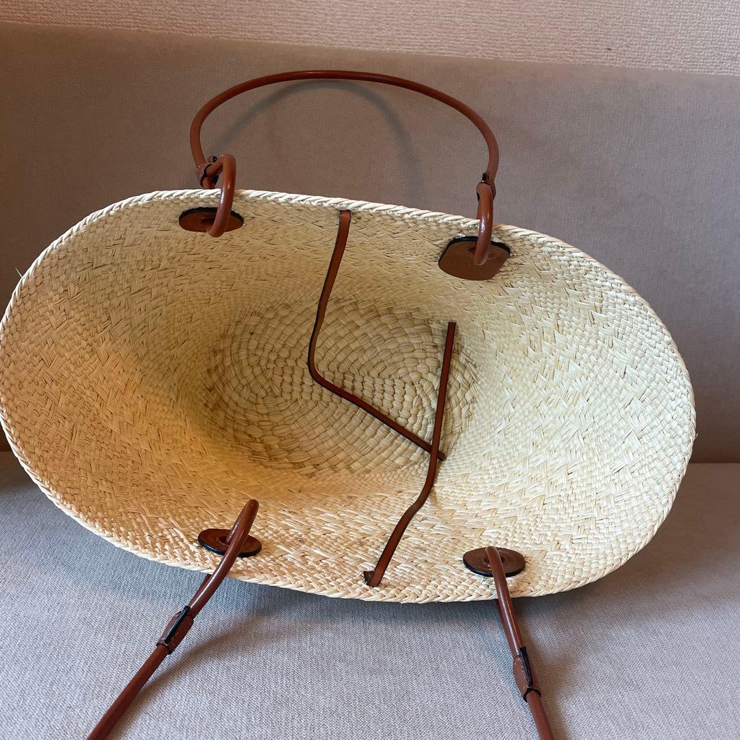 【美品】ロエベ アナグラム　バスケットバッグ　スモール　かごバッグ