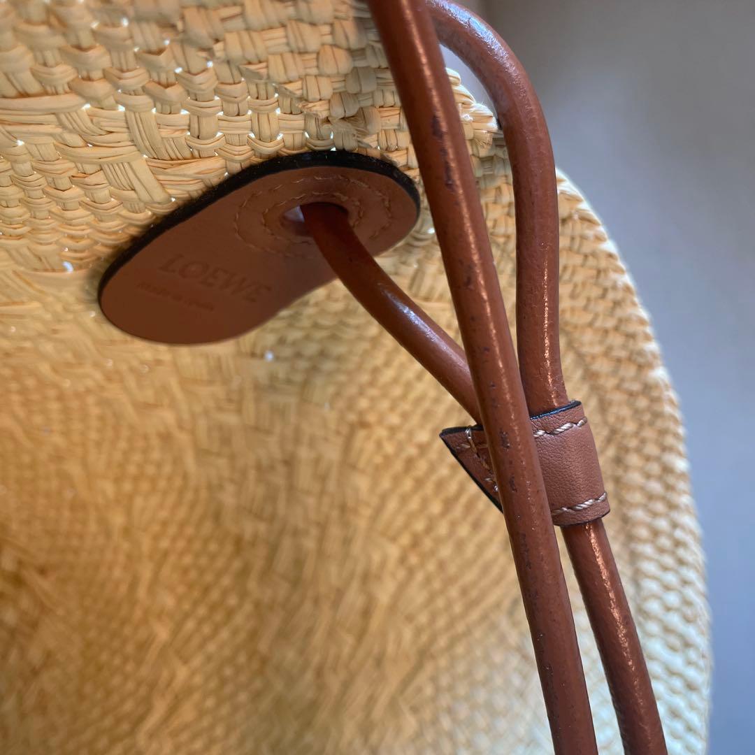 【美品】ロエベ アナグラム　バスケットバッグ　スモール　かごバッグ
