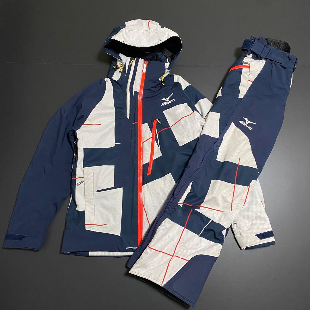 竹*幸様 MIZUNO スキー RACING TEAM 上下セット ネイビー メ