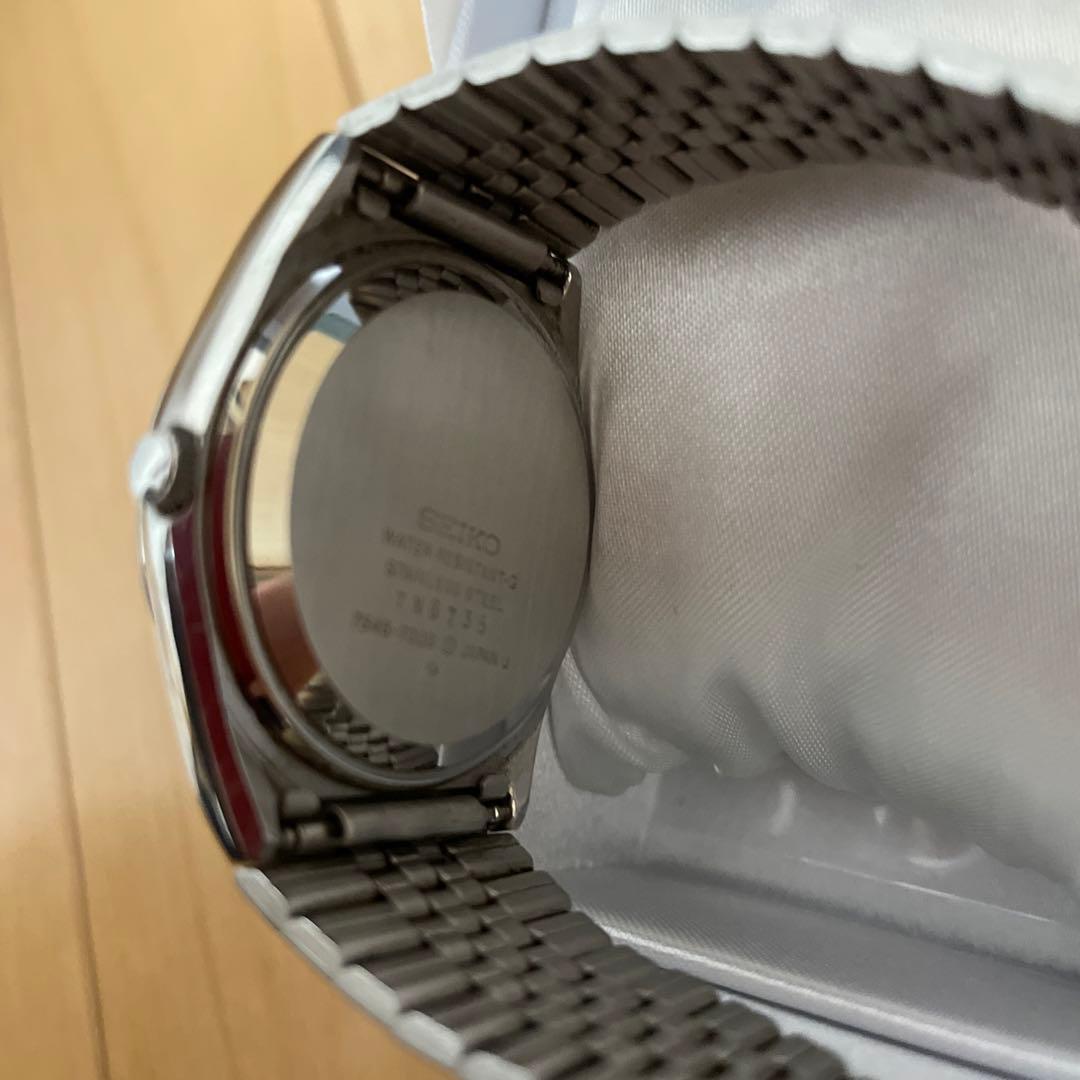 SEIKO グリーン文字盤 クォーツ腕時計TYPE2