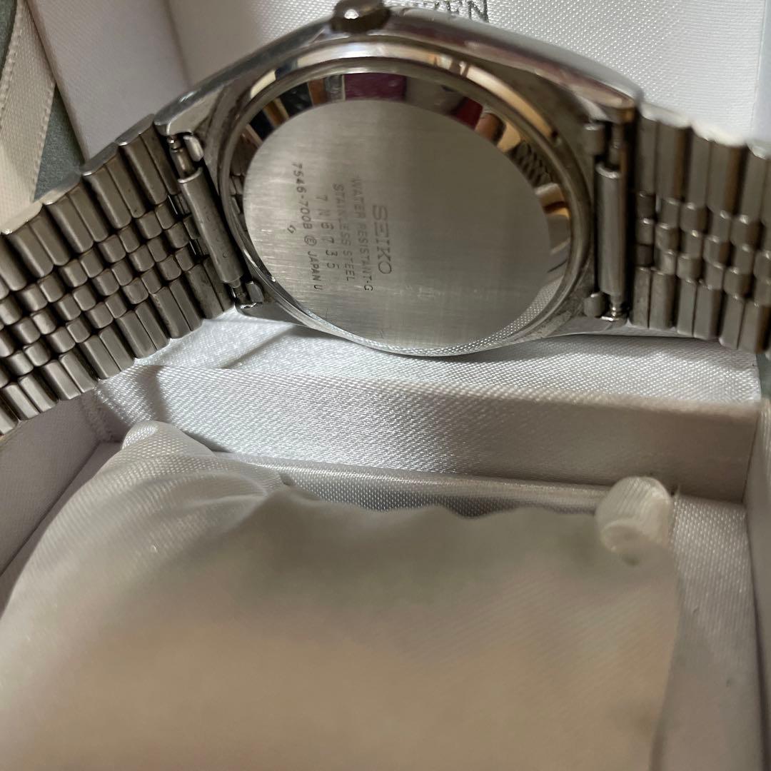 SEIKO グリーン文字盤 クォーツ腕時計TYPE2