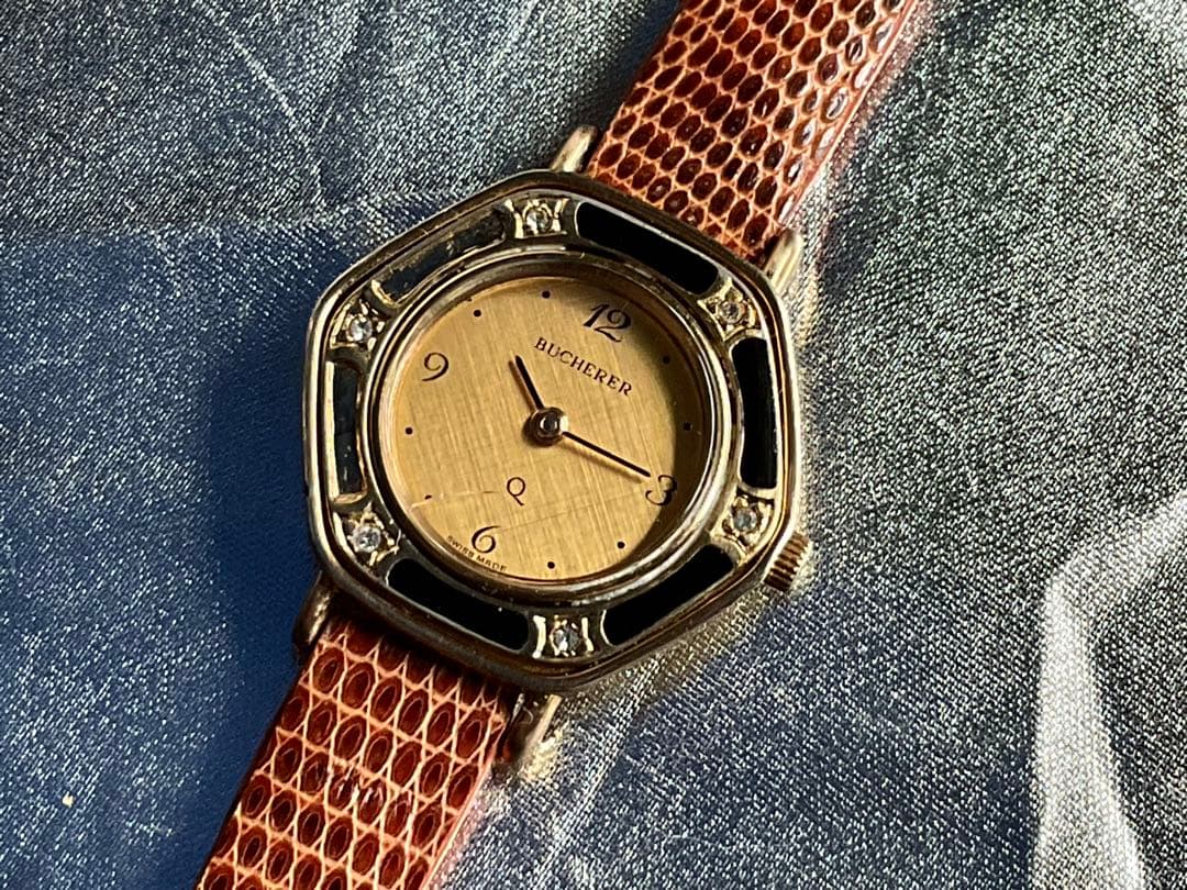 ★Swiss老舗名門★ロレックス総代理店❣️BUCHERERブッフェラー★稼働品❣️