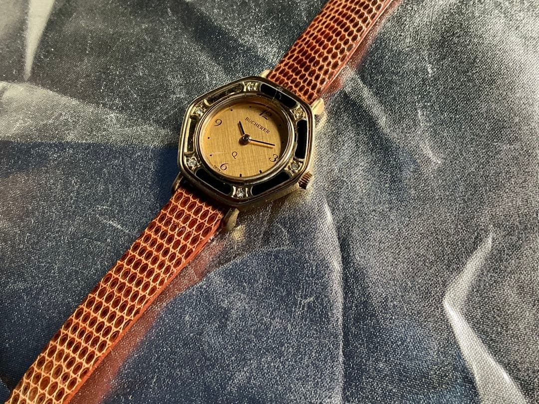 ★Swiss老舗名門★ロレックス総代理店❣️BUCHERERブッフェラー★稼働品❣️